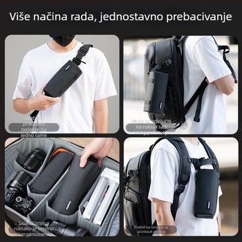 Ambitful Zhijie Zoom p1 fotografijska torba, višestruko skladištenje za DJI dodatke, 900D poliester Oxford tkanina, PU podstava, težina 170 g, univerzalna uporaba