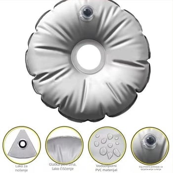 Težak vanjski vodeni džak s ojačanim okvirom otporan na vjetar, PVC konstrukcija i vodootporna tkanina