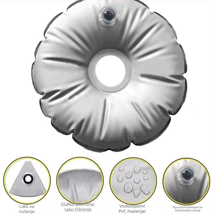 Težak vanjski vodeni džak s ojačanim okvirom otporan na vjetar, PVC konstrukcija i vodootporna tkanina