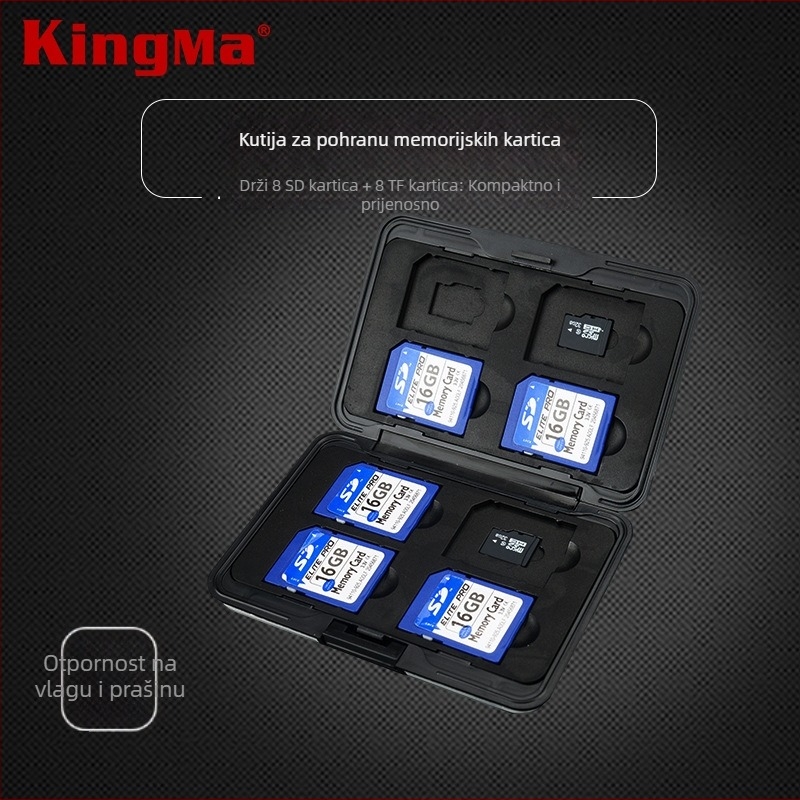BMGP308 SD kartično kućište – KingMa, za memorijske kartice DSLR/MILC i mobitele