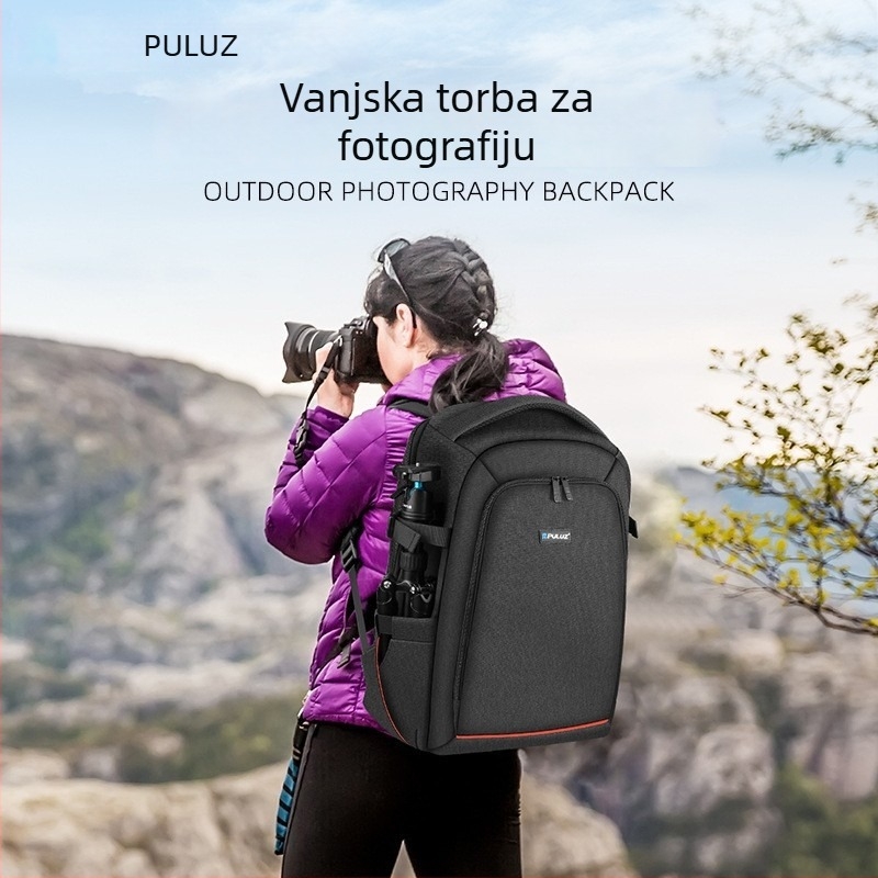 Puluz Fat Cow foto ruksak za DSLR i Ronin-SC, vodootporan Oxford poliester, universalna kompatibilnost, svakodnevna upotreba, težina 960 g, uključuje navlaku za kišu