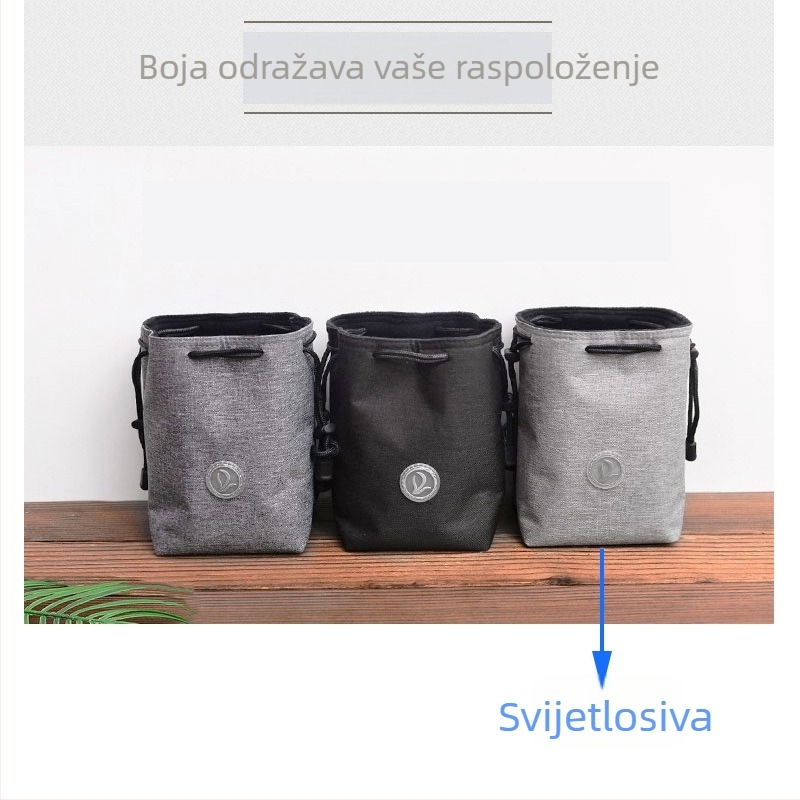 Torba za fotoaparat SLR/mirrorless s džepom za objektiv – Ultra lagana, otporna na habanje, preko ramena, najlon vanjski dio, podstava od poliester-pamuka