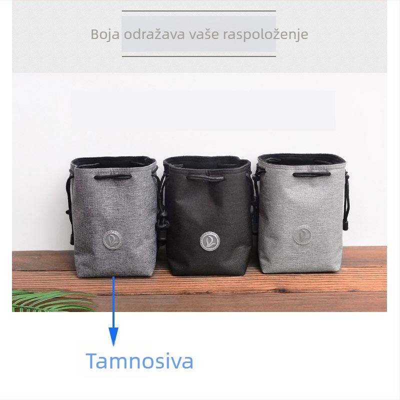 Torba za fotoaparat SLR/mirrorless s džepom za objektiv – Ultra lagana, otporna na habanje, preko ramena, najlon vanjski dio, podstava od poliester-pamuka