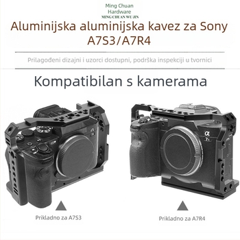 Okvir za Kameru s držakom za Sony A7S3/A7R4/A7R3 — aluminijska legura, 0,25 kg, model BTL-A7S3