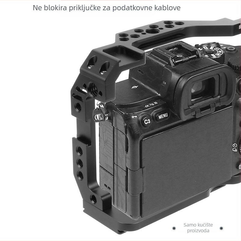 Okvir za Kameru s držakom za Sony A7S3/A7R4/A7R3 — aluminijska legura, 0,25 kg, model BTL-A7S3