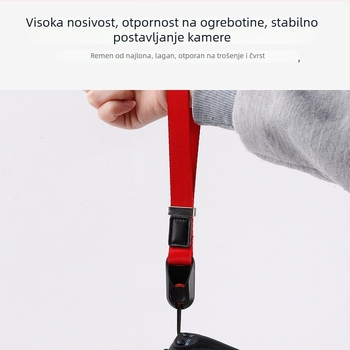 Kamera narukvica za zapešće s magnetskom brzim otpuštajućom kopčom, protiv pada, svila vrpca za bezzrkalo fotoaparate