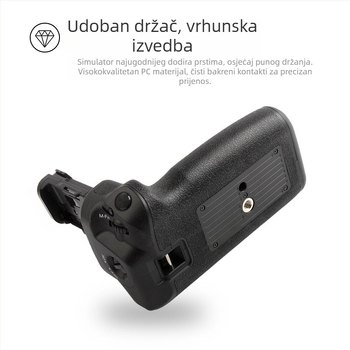 RINGTEAM BG-R10 Baterijska ručka za Canon EOS R5/R6/R5C s vertikalnom kontrolom i produženim vijekom trajanja baterije