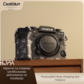 Cwatcun kožna torbica za SLR fotoaparat – super vlakno, ultra lagana, ergonomski stražnji panel, kompatibilno s XT5/XT30II
