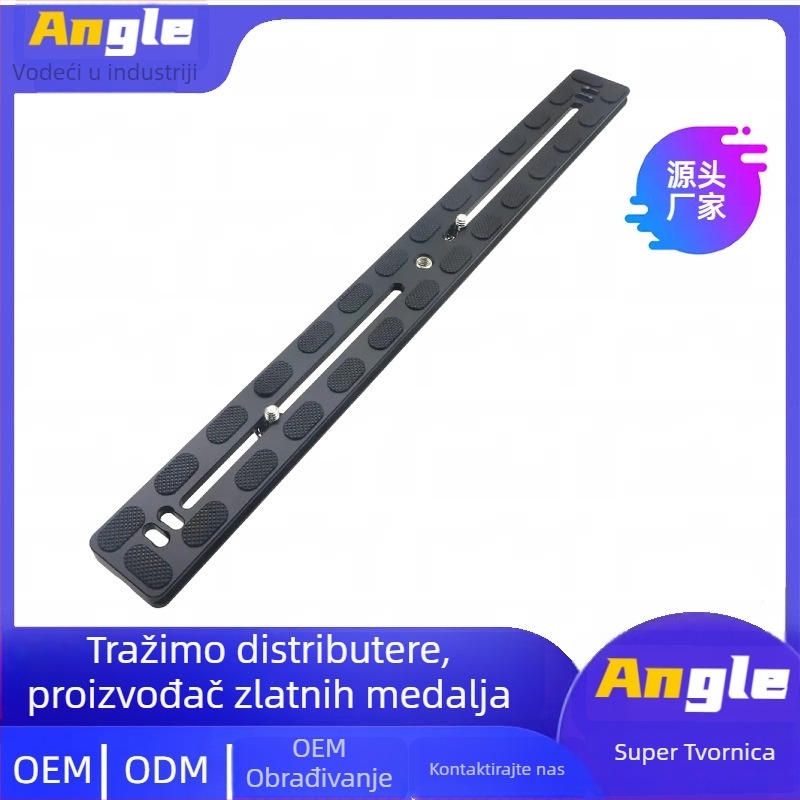 PU-400 Aluminijska pločica brzog oslobađanja za glavu stativa, kompatibilna s stativom / kuglastom glavom / stabilizatorom, nosivost 6–10 kg
