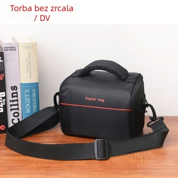 Najlon torbica za bezrcalnu kameru – otporna na habanje i udarce, ram- i crossbody dizajn, podstava od pamuka