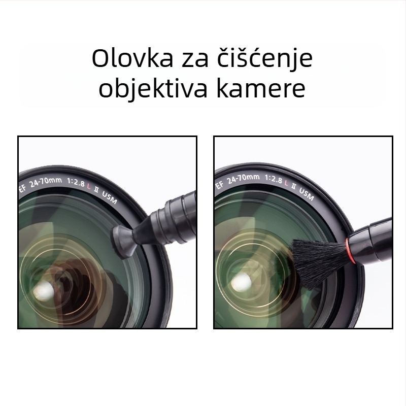 Set za čišćenje fotoaparata – za objektive, DSLR fotoaparate, računala i mobilne telefone; plastični materijal; OEM proizvodnja; pakiranje uključeno.