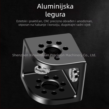 Držač kamere s 3/8-inčnim monitornim adapterom, aluminijska legura, model 8189, težina 36 g