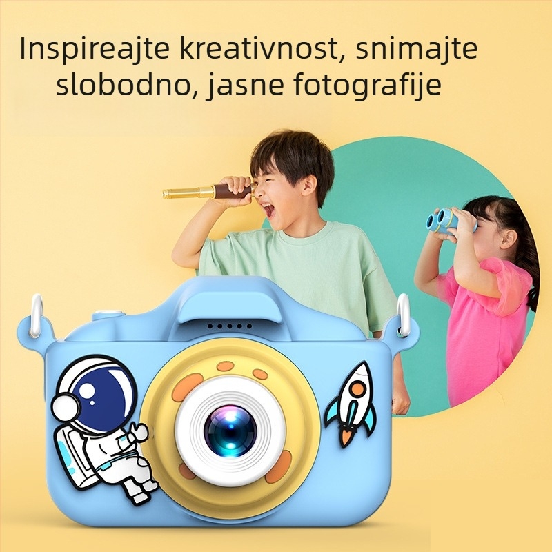 Dječja kamera X5S: 20–40 MP, memorijska kartica, ABS kućište, funkcije fotografiranja i videa