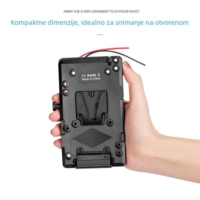 V-tip ploča za bateriju za Sony V-Mount, D-Tap izlaz, 14,8V napajanje za monitor i broadcast kameru