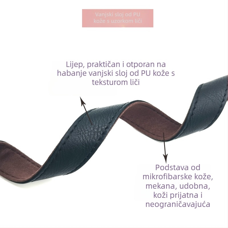 PU remen za fotoaparat, univerzalan, podesiva duljina, nosivost 20 kg, 1 klipsa