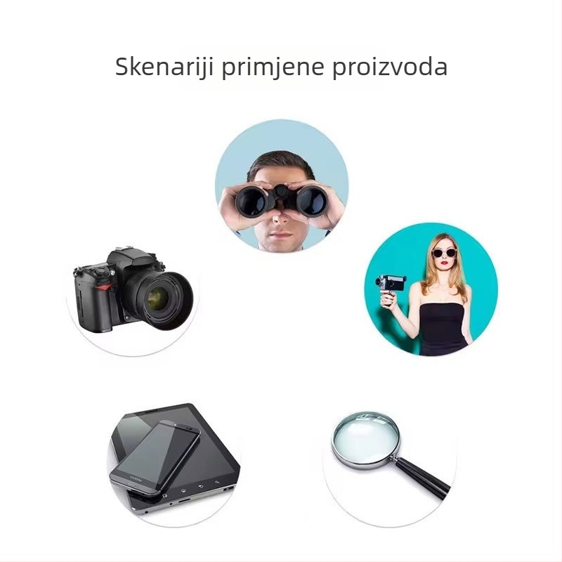 Set za čišćenje sa strujanjem zraka za fotoaparate, LCD zaslone i CCD – prijenosni vodootporni digitalni set za čišćenje (materijal: TPR plastika; OEM obrada)