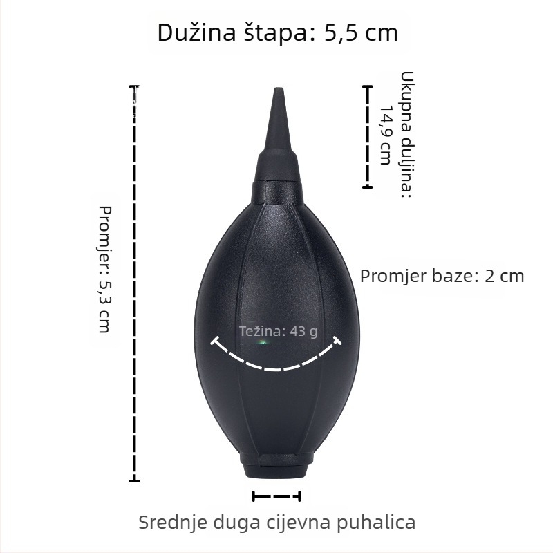 Sve-u-jednom bez mirisa, mekani silikonski pihač zraka za čišćenje DSLR-a i digitalnih fotoaparata