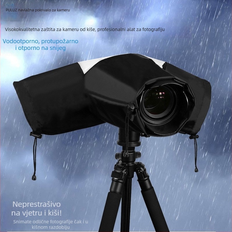 Kapa za kišu za kameru Pu7501, aluminijska legura, univerzalna prilagodba, maksimalno opterećenje do 2 kg