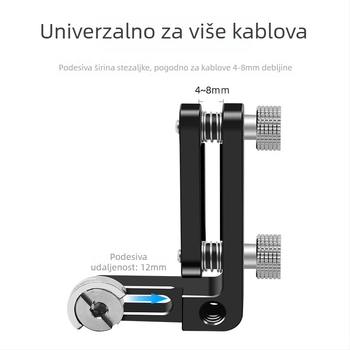Set klipova za kabel HDMI i SLR fotoaparat, aluminijska legura, model 8018, težina 30 g