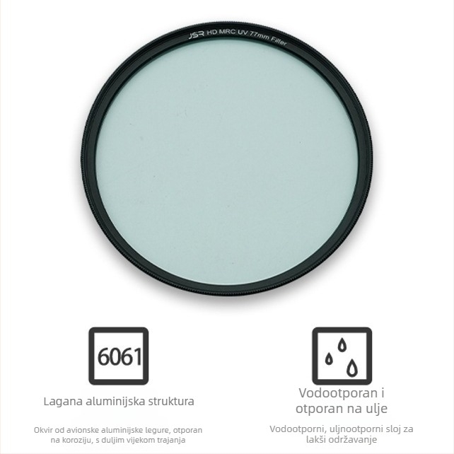 Set filtara za SLR fotoaparat – 4-u-1 CPL ND8 UV filtri, s višestrukim premazom