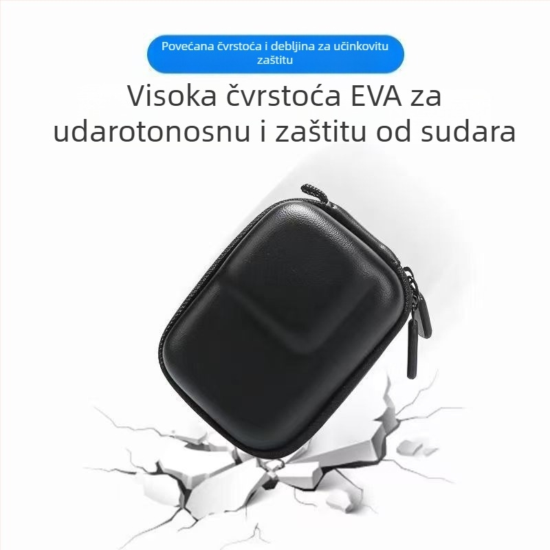 Torba za pohranu DJI Action4/5 Pro akcijske kamere s okvirom, EVA materijal, hladno presovanje + šivenje, 3C digitalno pakiranje