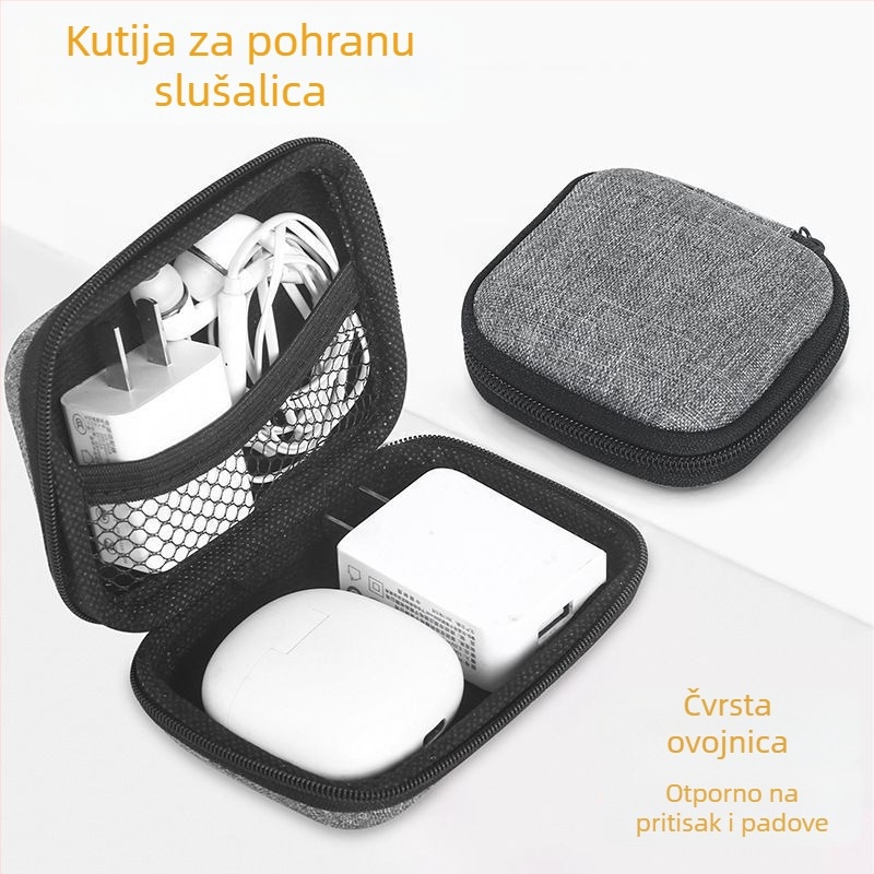 EVA torbica za organiziranje kablova, set od 2 kom, prijenosno putovanje, višekorisno skladištenje, model 1310