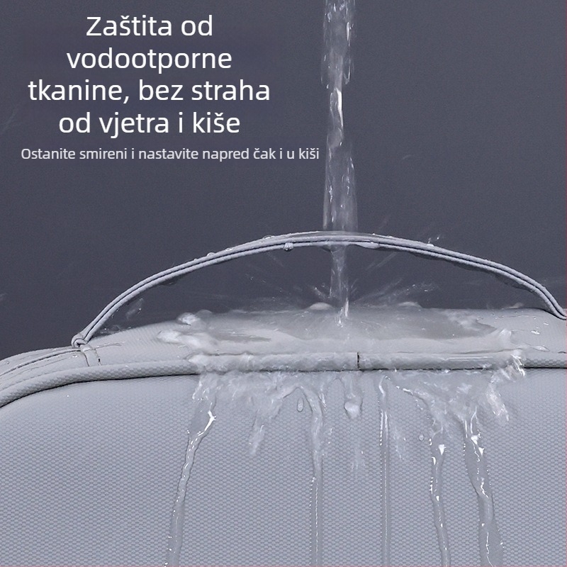 Putna kutija za skladištenje u obliku kocke, PU koža, model 5010, višenamjenski organizator za elektroniku i kozmetiku