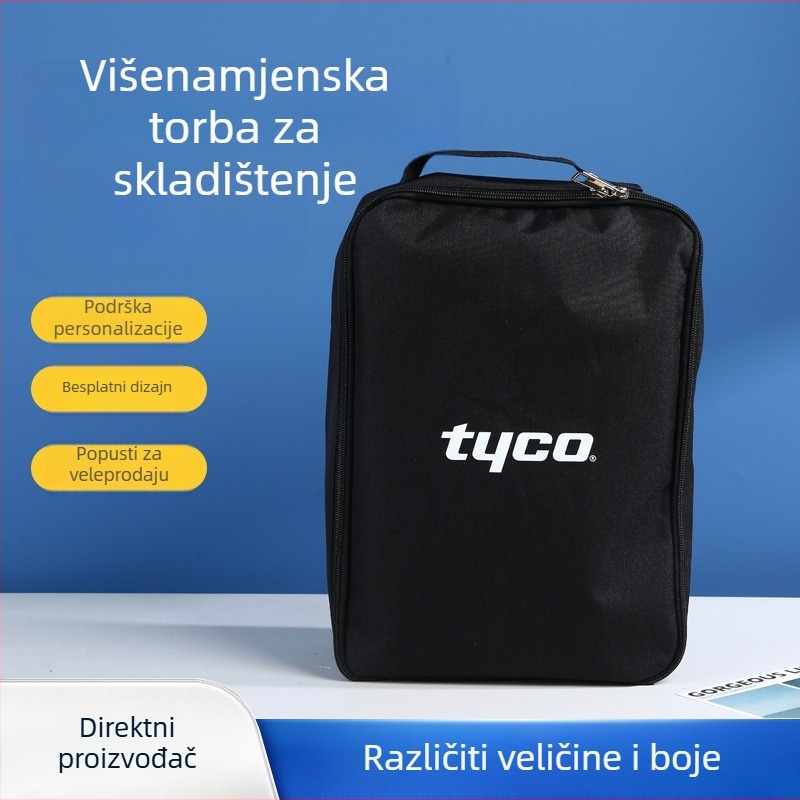 Izolirana kubična torba za pohranu, netkani materijal, prijenosna, moderni minimalistički stil, za svakodnevnu upotrebu