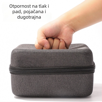 EVA vrećica za pohranu s kukom - kubni oblik, prijenosna torbica za pohranu (materijal EVA) za make up, putovanja, kuhinju, radni stol - moderan minimalistički stil
