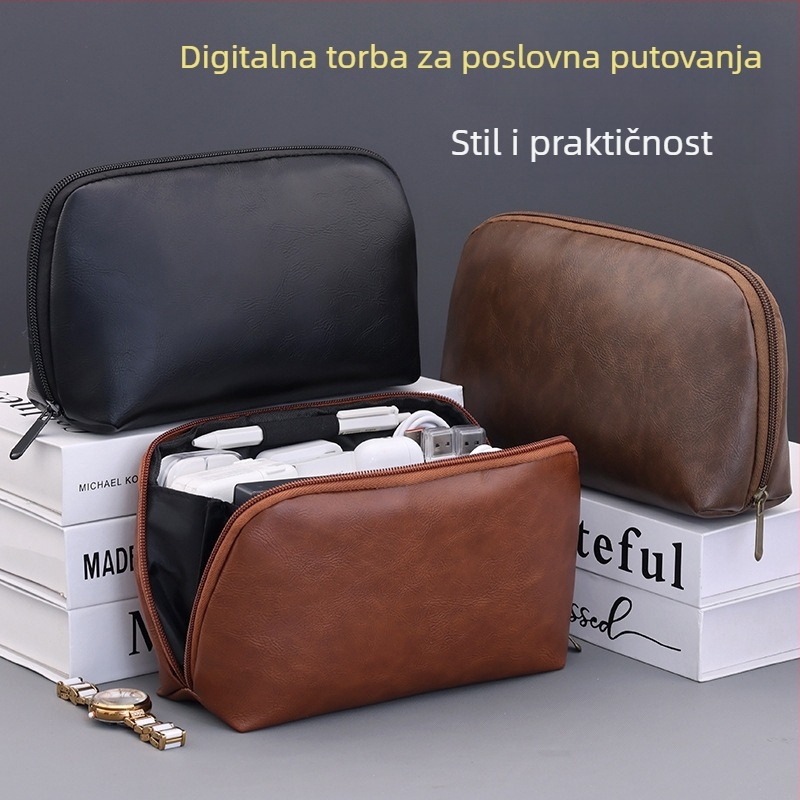 Digitalna torba za pohranu podataka, model 5019, PU koža, stil ručne torbe, višenamjenska