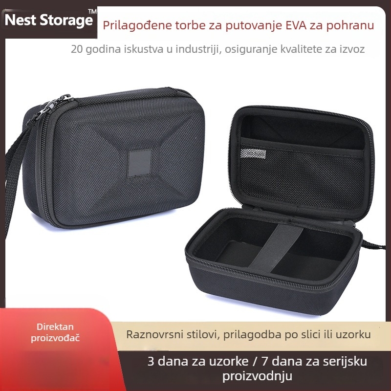 EVA torba za pohranu alata za kameru i prenosni tvrdi disk – ručna torba, vodootporna, otporna na udarce, otporna na habanje, protiv krađe