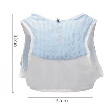 Unisex running ruksak, ultralak, prozračan, otporan na rezanje, reflektirajući za noćnu sigurnost, ergonomski zakrivljeni stražnji panel, poliester
