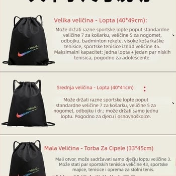 Torba za košarku s pretincem za cipele (materijal: svila s cvjetnim uzorkom; šifra proizvoda: F9895 t85758 s9h; marka: Drugo; namjena: košarka)