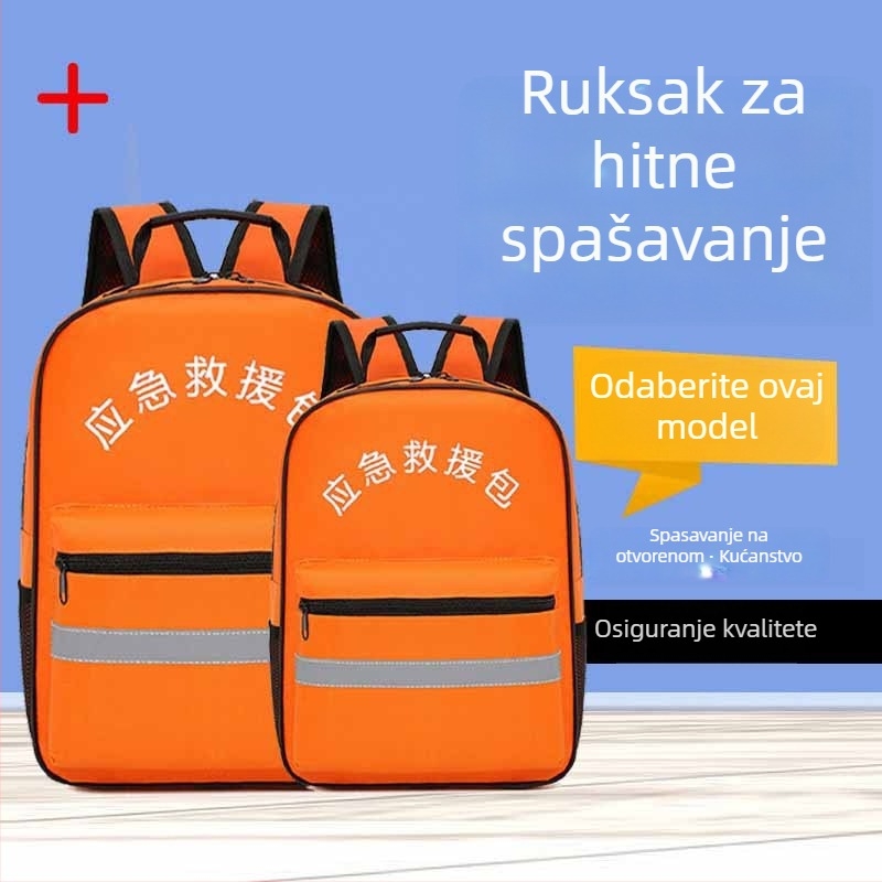 Vatrogasni hitni komplet za potres i katastrofe, ruksak za hitne situacije 20–35 L, najlon