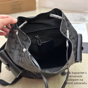 Muški konvertibilni ruksak, koža prvog sloja teleće, kapacitet 20–35 L, kompatibilan s 13-inčnim prijenosnikom, kaiševi s zračnom podrškom