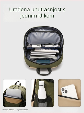 Unisex ruksak za aktivnosti na otvorenom i putovanja | zapremina 20–35 L, kompatibilan s 16-inčnim prijenosnikom, Oxford tkanina, prozračan, zakrivljeni naramenici