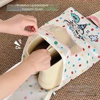 Beautiful bubble Torba za pohranu cipela — prijenosna, dizajn karikatura, materijal: tkanina, vodootporna i otporna na mrlje, 45 g