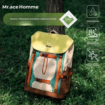 Unisex nylon ruksak, vodootporan, kapacitet do 20 L, kompatibilan s 14-inčnim prijenosnim računalom