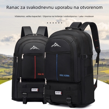 100L vodootporni planinski ruksak za muškarce – izdržljiv, izrađen od poliestera
