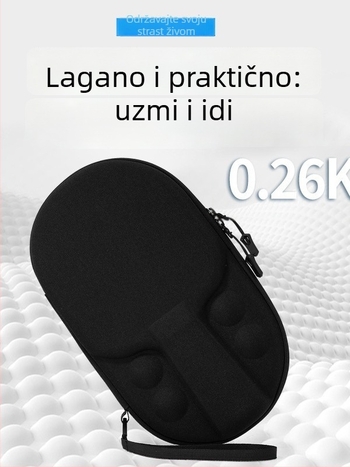 Torba za rekete za stolni tenis – Zhongzhuo, EVA, izuzetno lagana, za vanjske sportove, proljeće 2025