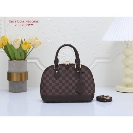 Ženska crossbody torba u obliku školjke — PU materijal, zatvarač, unutarnja pretinica sa zatvaračem i pretinica za ID, poliester podstava