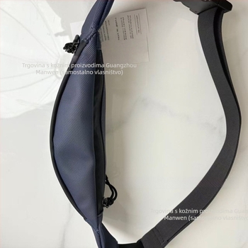 Muška torbica za struk, PVC materijal, vodootporna, podstava od poliestera, za putovanja