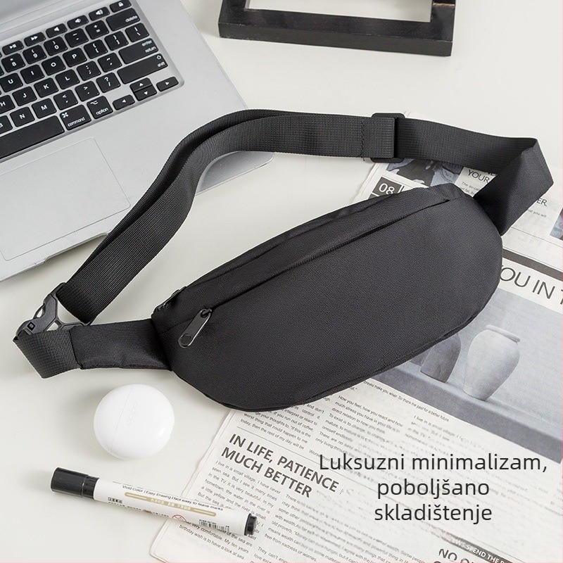 Crossbody torba za outdoor sportove, ultralagana, Oxford tkanina, muški unisex dizajn, street stil, lansirana u proljeće 2023