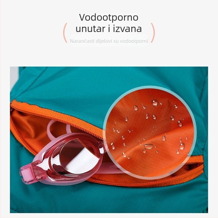 Vodootporan ruksak za otvorene aktivnosti s odjeljkom za mokro/suvo, veliki kapacitet, za roditelje i djecu, poliester materijal, podstava od najlona