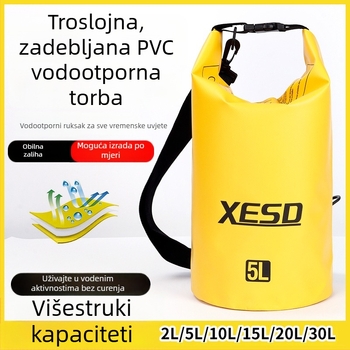 PVC vodootarna torba s prilagodljivim jednim ili dvostrukim remenom, plovajuća torba za pohranu s otiskom logotipa