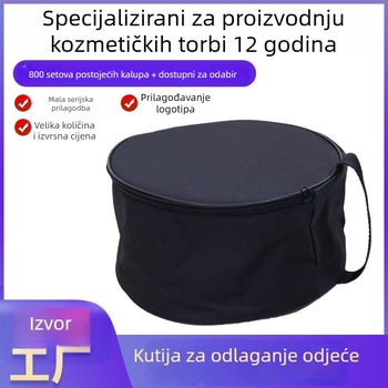 Cilindrična platnena torba za pohranu, višestruki organizator za putovanja, kozmetiku i kuhinju