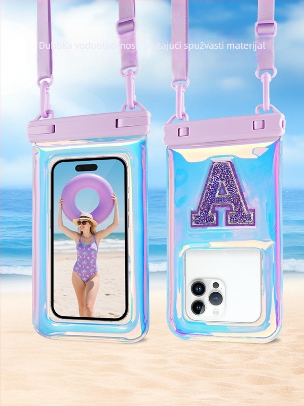 Vodootporna torbica za mobitel s dodirnim zaslonom – PVC materijal, Hiskey brend, tisk logotipa, pogodna za ronjenje i aktivnosti na otvorenom