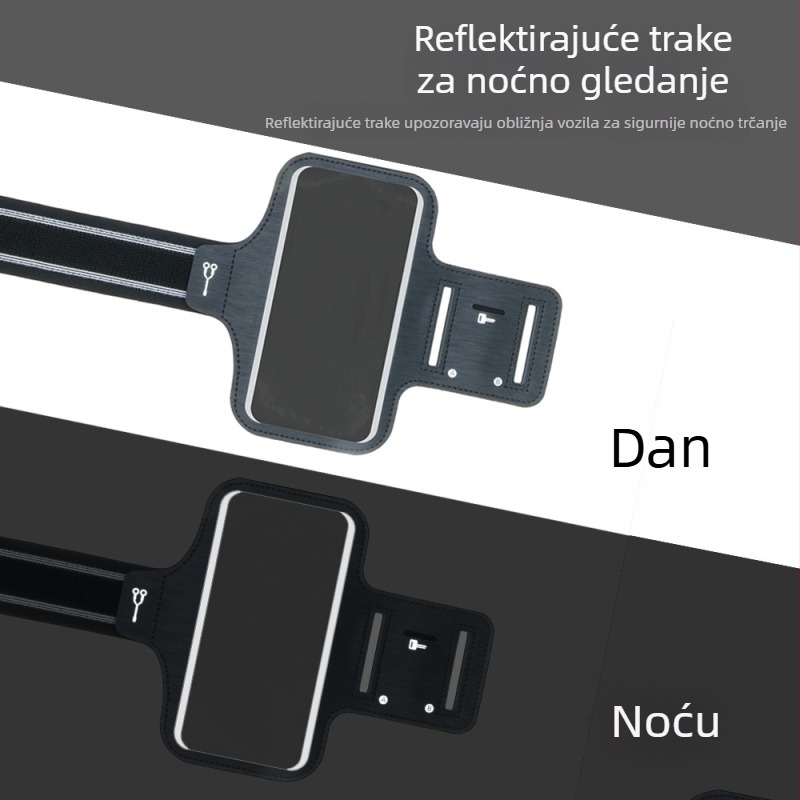 2025 ultra-tanki TPU držač za telefon na nadlakticu, 6,9 inča, osjetljiv na dodir, za vanjske sportove i trčanje