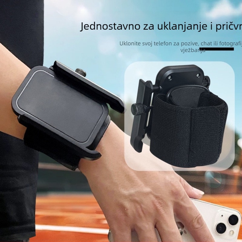 Držač telefona na zapešću za vanjske sportove – ABS materijal, unisex, navigacija tijekom trčanja i vožnje biciklom