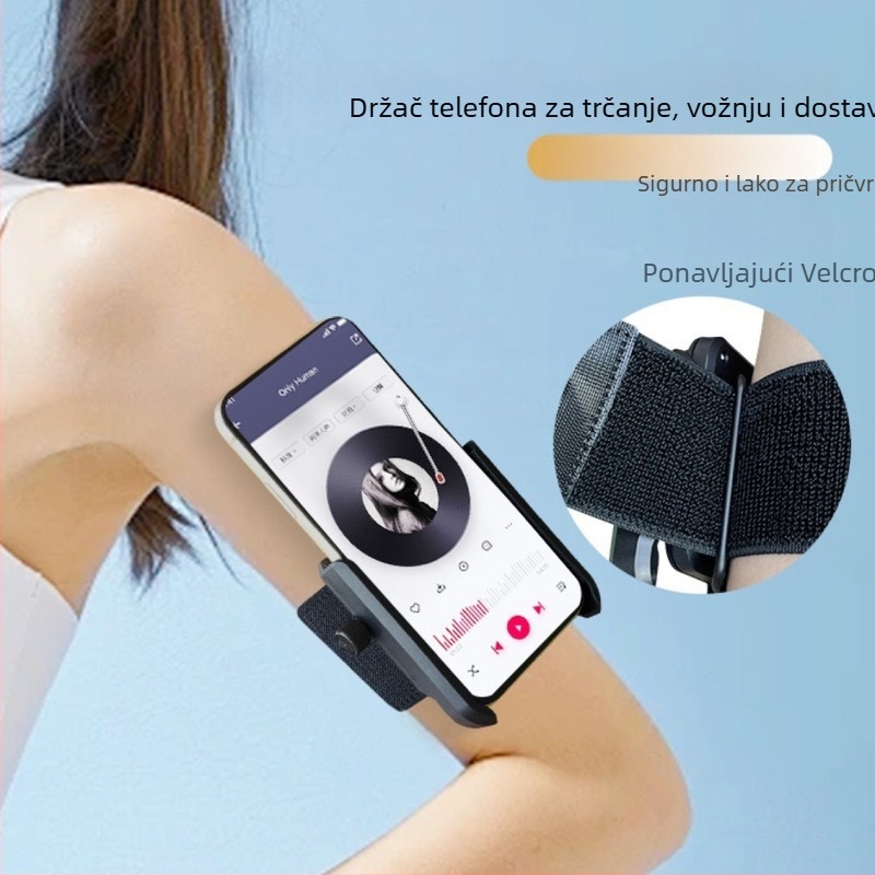 Držač telefona na zapešću za vanjske sportove – ABS materijal, unisex, navigacija tijekom trčanja i vožnje biciklom